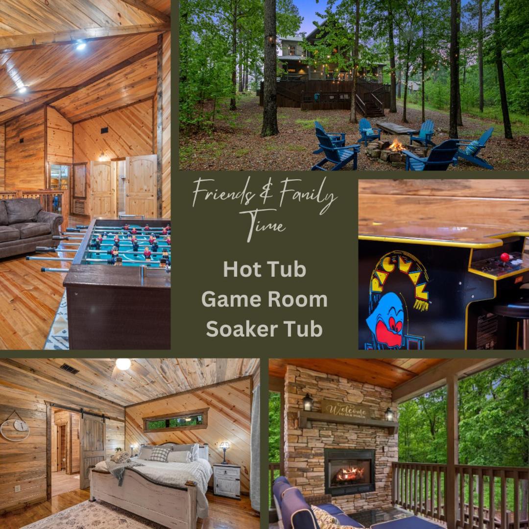 King Suite! Hot Tub, Arcade Games, L2 Ev, Fire Pit, Kids Playset, Ping Pong, Dog Friendly Hébergement de vacances Broken Bow